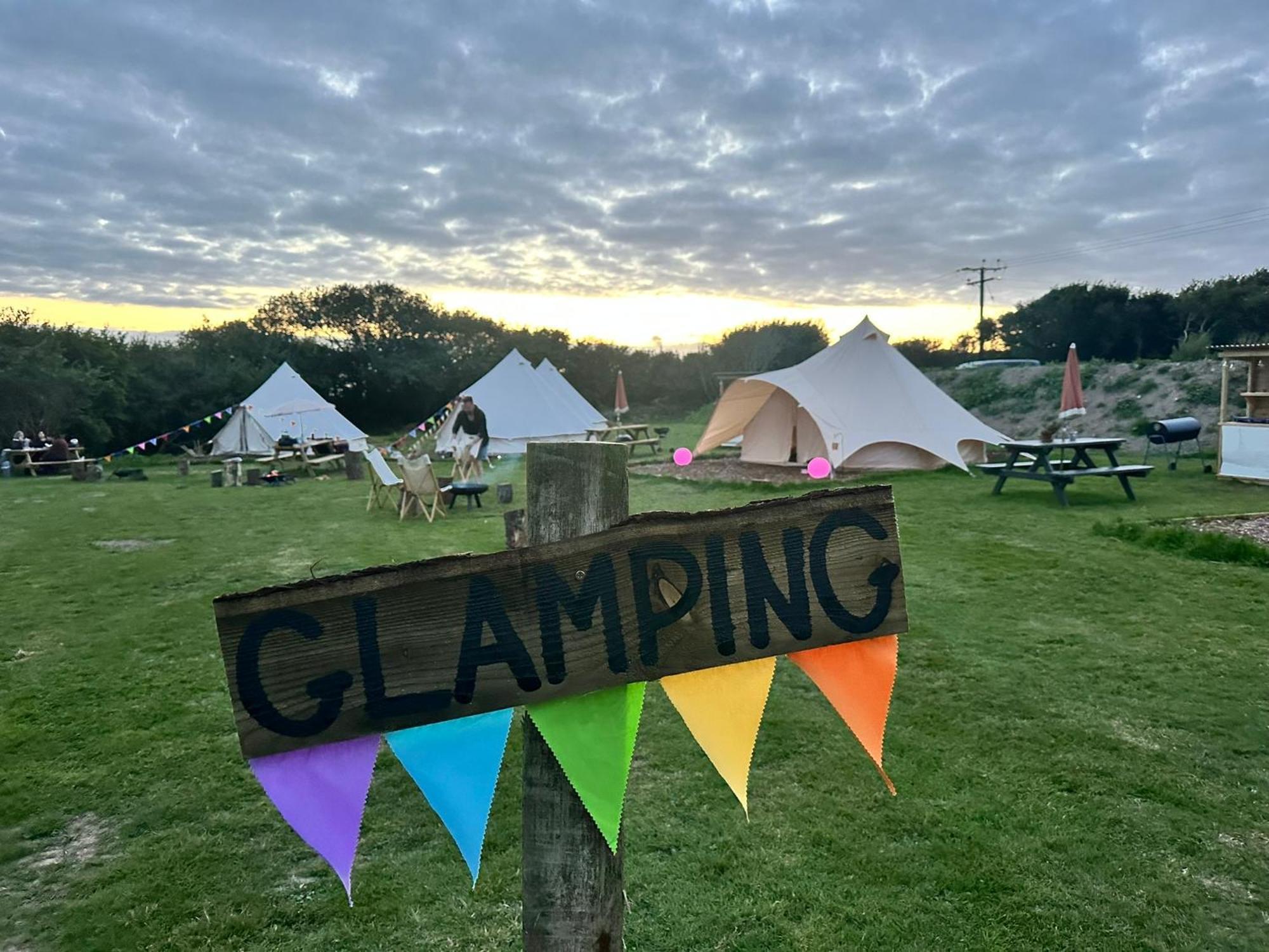 Lakeside Glamping Firecrest 大圣科勒姆 外观 照片